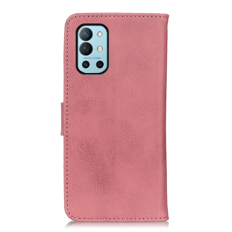 For OnePlus 9R KHAZNEH Cowhide Texture Horizontal Flip Leather Case with Holder & Card Slots & Wallet