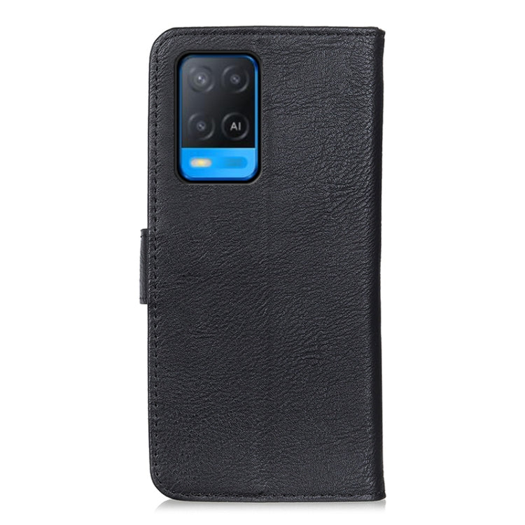 For OPPO A54 4G KHAZNEH Cowhide Texture Horizontal Flip Leather Case with Holder & Card Slots & Wallet