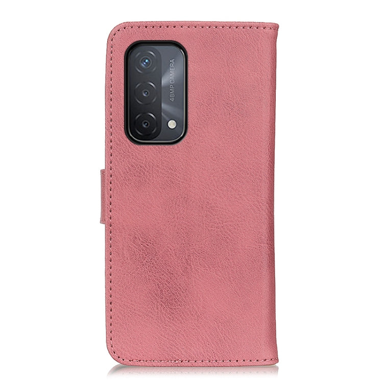 For OPPO A93 5G / A54 5G / A74 5G KHAZNEH Cowhide Texture Horizontal Flip Leather Case with Holder & Card Slots & Wallet
