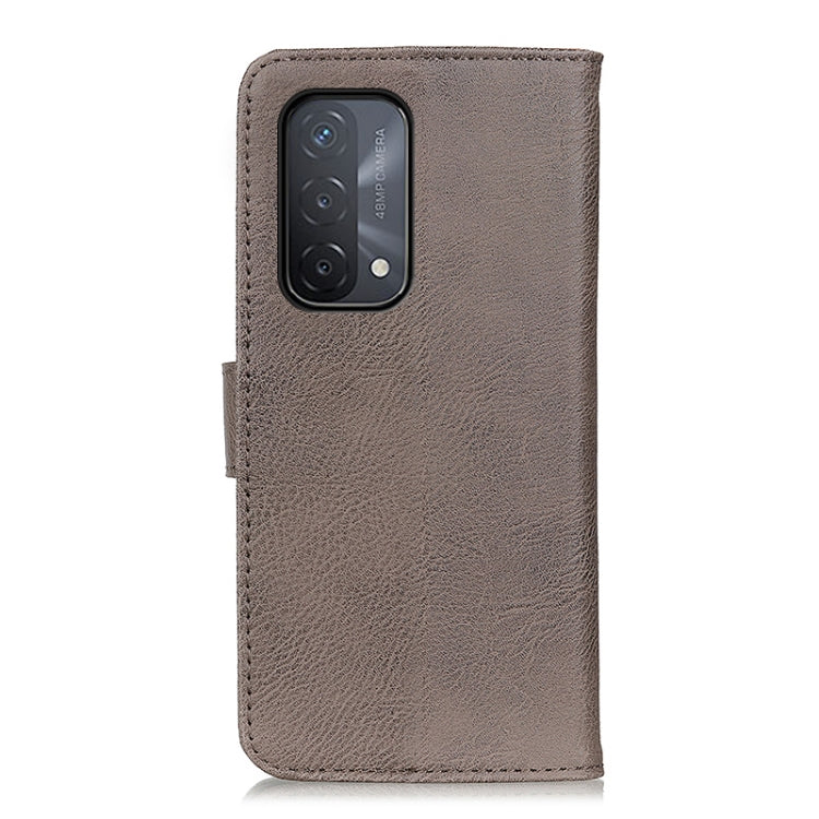 For OPPO A93 5G / A54 5G / A74 5G KHAZNEH Cowhide Texture Horizontal Flip Leather Case with Holder & Card Slots & Wallet