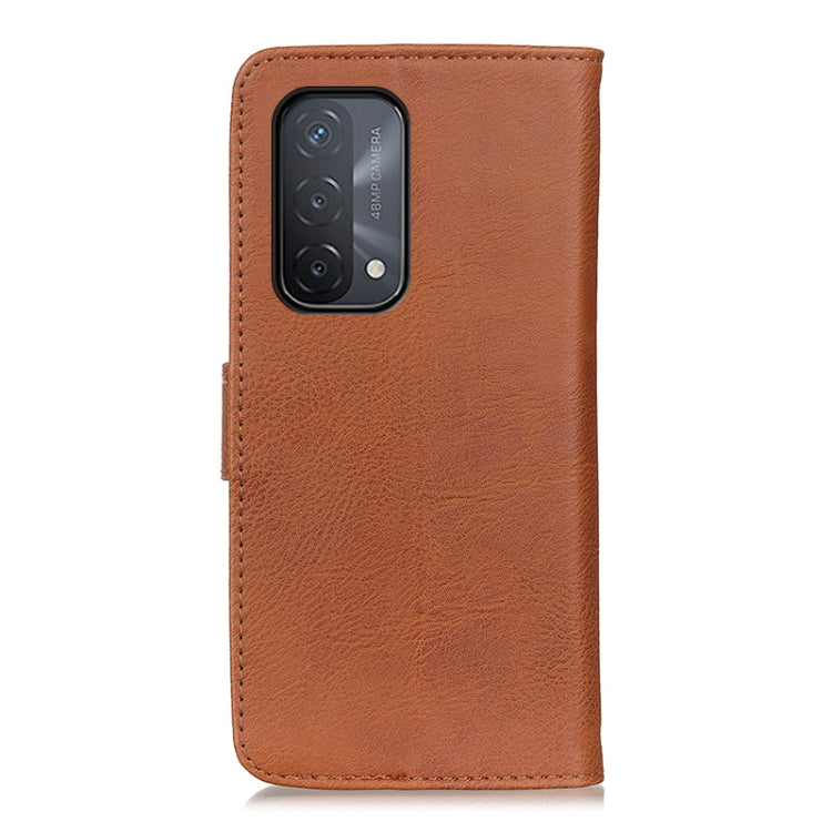 For OPPO A93 5G / A54 5G / A74 5G KHAZNEH Cowhide Texture Horizontal Flip Leather Case with Holder & Card Slots & Wallet