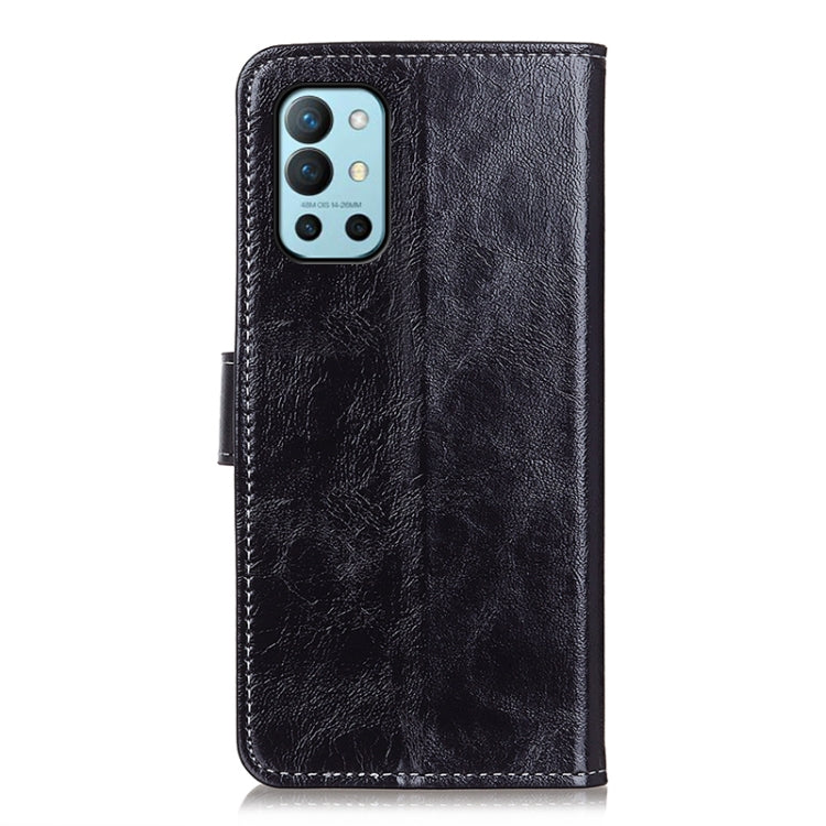 For OnePlus 9R Retro Crazy Horse Texture Horizontal Flip Leather Case with Holder & Card Slots & Photo Frame & Wallet