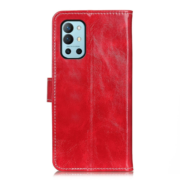 For OnePlus 9R Retro Crazy Horse Texture Horizontal Flip Leather Case with Holder & Card Slots & Photo Frame & Wallet