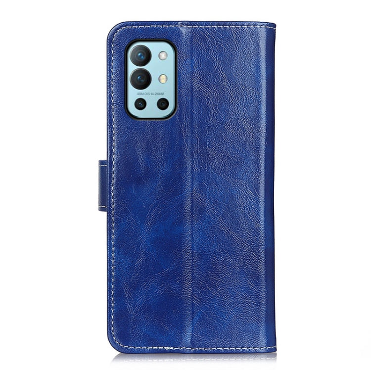 For OnePlus 9R Retro Crazy Horse Texture Horizontal Flip Leather Case with Holder & Card Slots & Photo Frame & Wallet