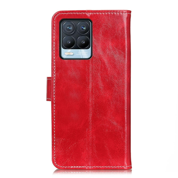 For OPPO Realme 8 / 8 Pro Retro Crazy Horse Texture Horizontal Flip Leather Case with Holder & Card Slots & Photo Frame & Wallet