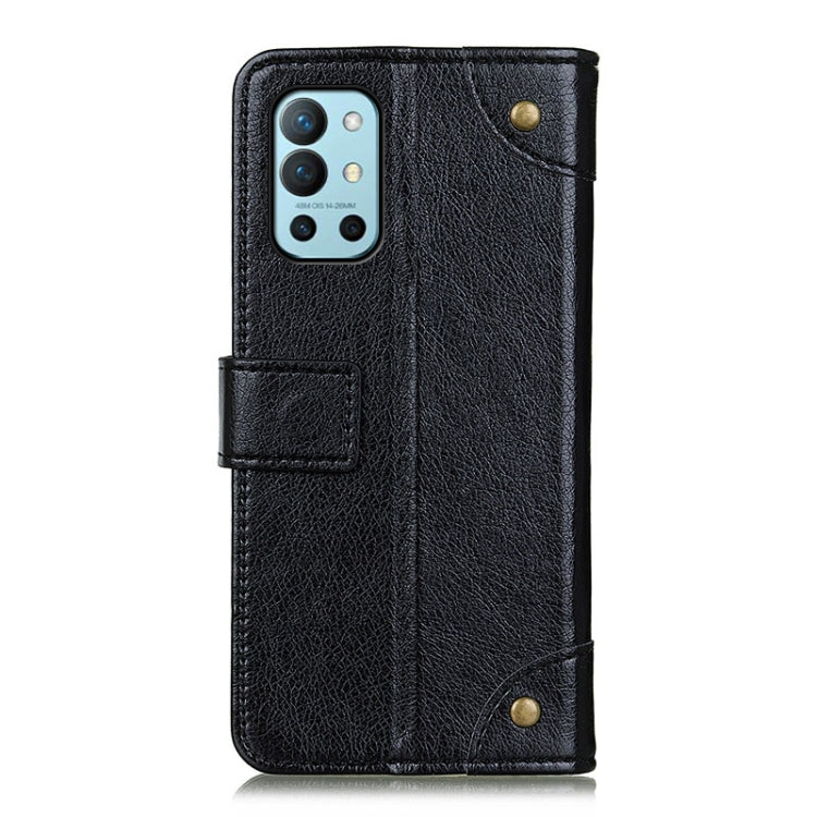 For OnePlus 9R Copper Buckle Nappa Texture Horizontal Flip Leather Case with Holder & Card Slots & Wallet