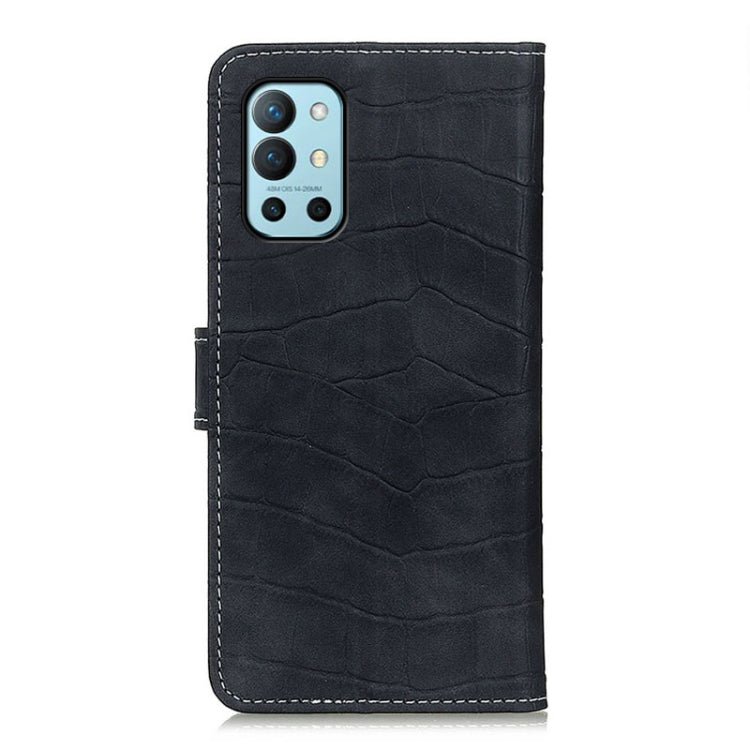 For OnePlus 9R Crocodile Texture Horizontal Flip Leather Case with Holder & Card Slots & Wallet