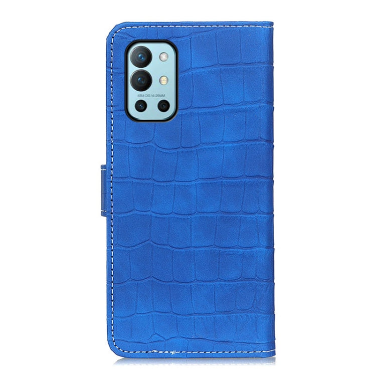 For OnePlus 9R Crocodile Texture Horizontal Flip Leather Case with Holder & Card Slots & Wallet