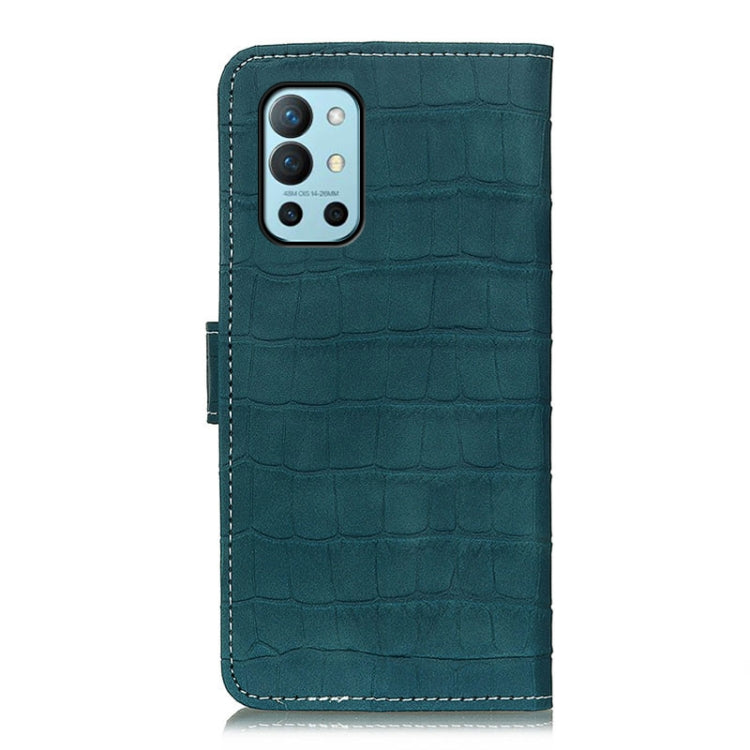 For OnePlus 9R Crocodile Texture Horizontal Flip Leather Case with Holder & Card Slots & Wallet