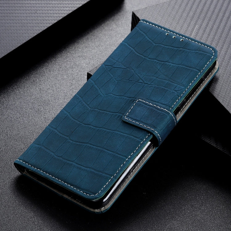 For OnePlus 9R Crocodile Texture Horizontal Flip Leather Case with Holder & Card Slots & Wallet