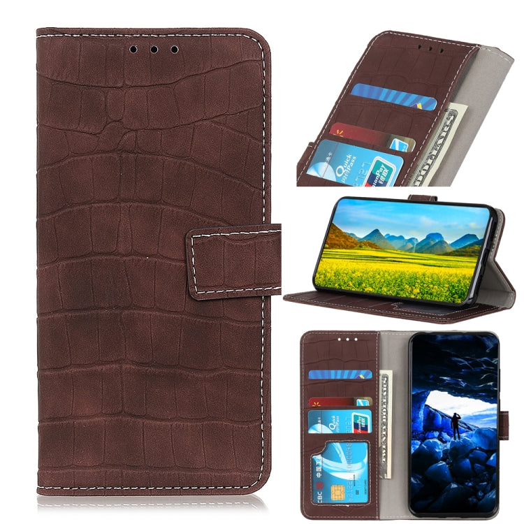 For OPPO A93 5G / A54 5G / A74 5G Crocodile Texture Horizontal Flip Leather Case with Holder & Card Slots & Wallet