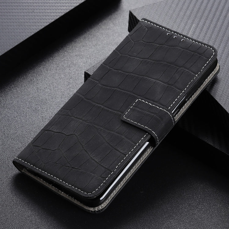 For OPPO Realme 8 / Realme 8 Pro Crocodile Texture Horizontal Flip Leather Case with Holder & Card Slots & Wallet