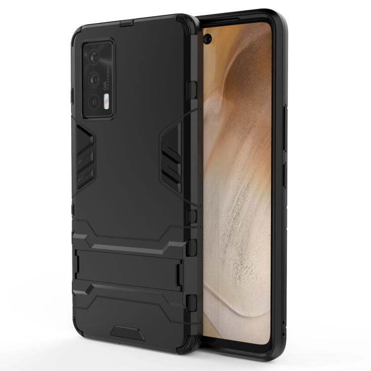 For vivo iQOO Neo5 PC + TPU Shockproof Protective Case with Holder