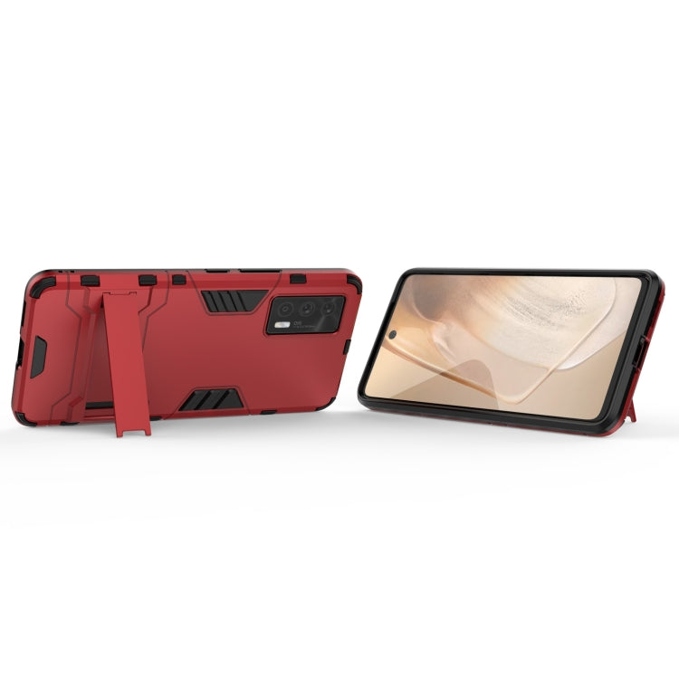 For vivo iQOO Neo5 PC + TPU Shockproof Protective Case with Holder