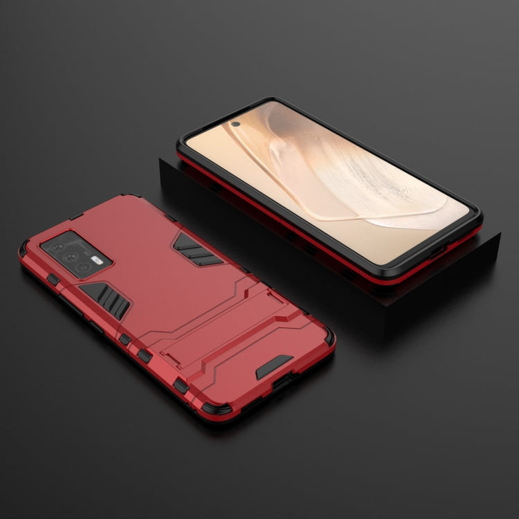 For vivo iQOO Neo5 PC + TPU Shockproof Protective Case with Holder