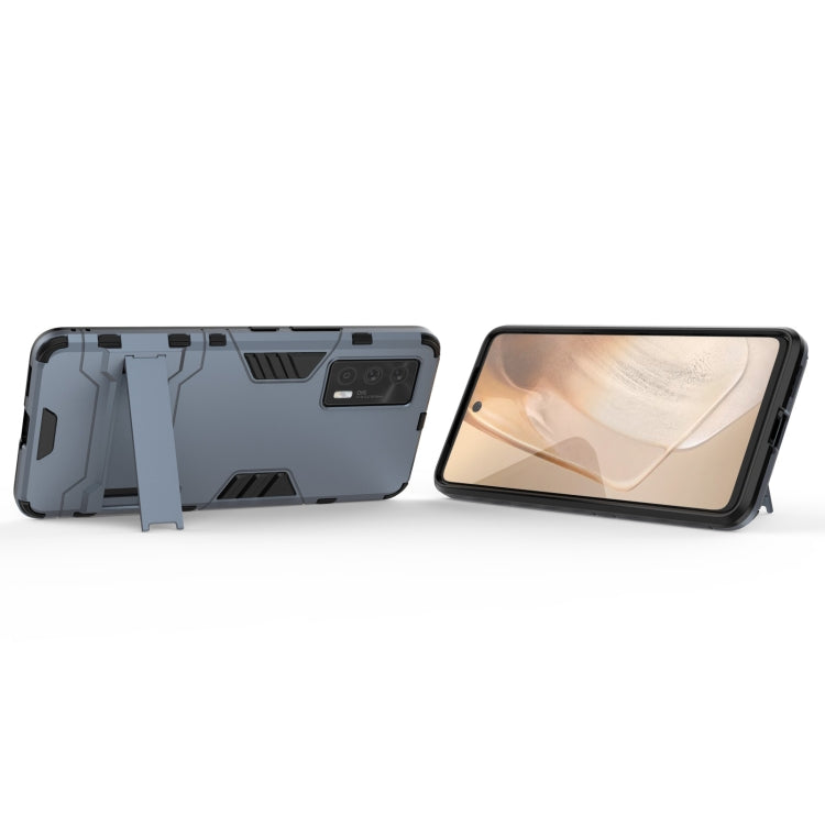 For vivo iQOO Neo5 PC + TPU Shockproof Protective Case with Holder