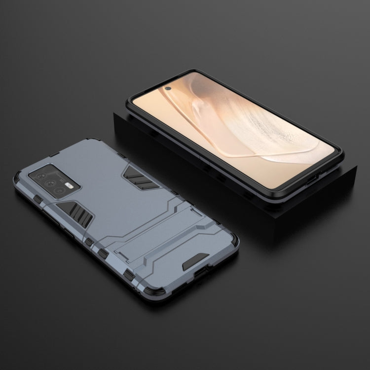 For vivo iQOO Neo5 PC + TPU Shockproof Protective Case with Holder