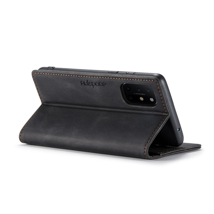 For OnePlus 8T AutSpace A01 Retro Skin-feel Crazy Horse Texture Horizontal Flip Leather Case with Holder & Card Slots & Wallet & RFID
