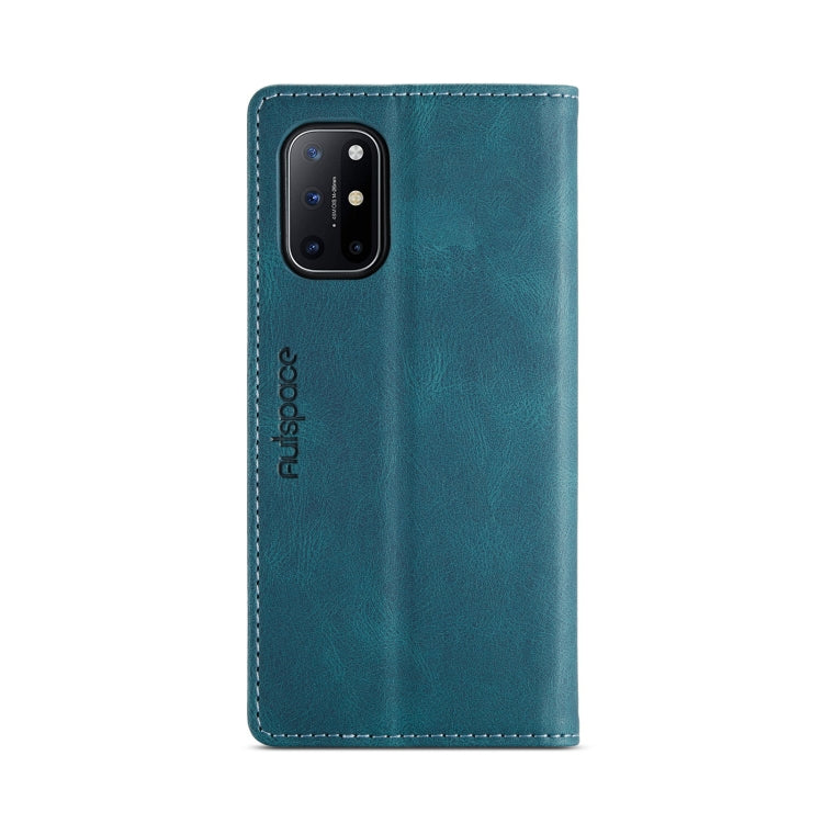 For OnePlus 8T AutSpace A01 Retro Skin-feel Crazy Horse Texture Horizontal Flip Leather Case with Holder & Card Slots & Wallet & RFID