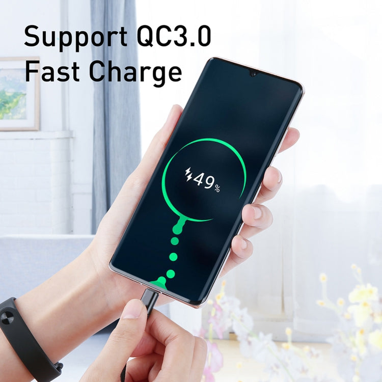100W 5A USB-C / Type-C Male to USB-C / Type-C Male PD Fast Charging Braided Data Cable, Cable Length:2m