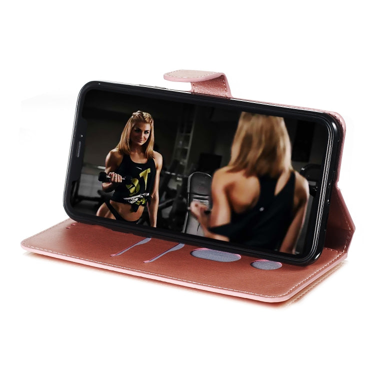 For iPhone 11 Pro Solid Color Buckle Horizontal Flip Leather Case with Wallet & Holder & Card Slots