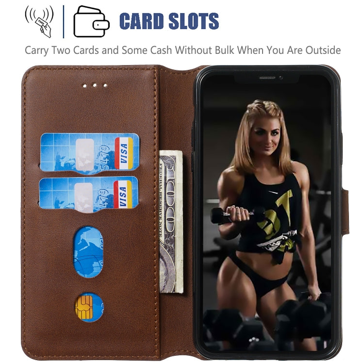 For iPhone 11 Pro Solid Color Buckle Horizontal Flip Leather Case with Wallet & Holder & Card Slots