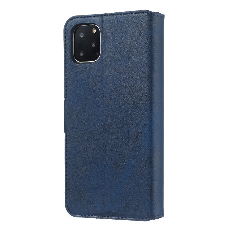 For iPhone 11 Pro Max Solid Color Buckle Horizontal Flip Leather Case with Wallet & Holder & Card Slots