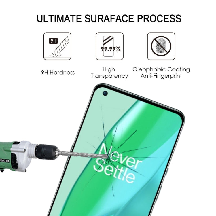 For OnePlus 9 Pro Edge Glue 25 PCS 9H HD 3D Curved Edge Tempered Glass Film(Black)
