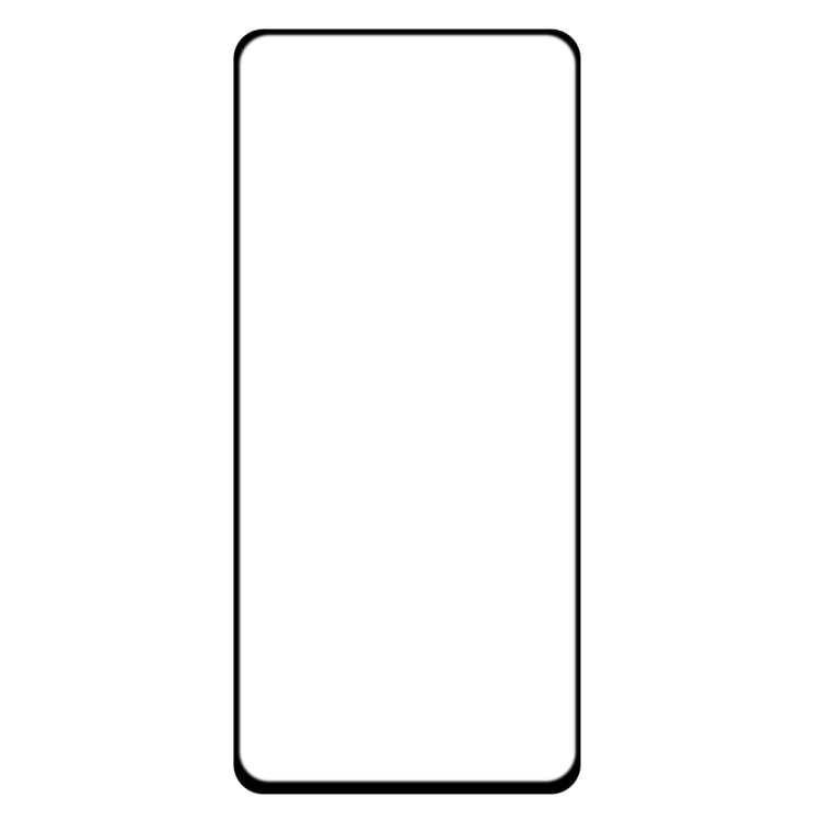 For Xiaomi Mi 11i Edge Glue 9H HD 3D Curved Edge Tempered Glass Film(Black)