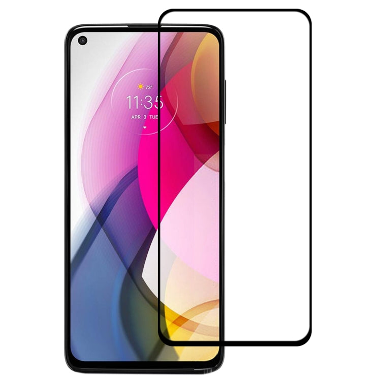 For Motorola Moto G Stylus (2021) Full Glue Full Screen Tempered Glass Film