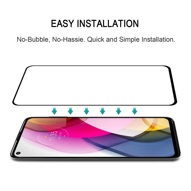For Motorola Moto G Stylus (2021) Full Glue Full Screen Tempered Glass Film