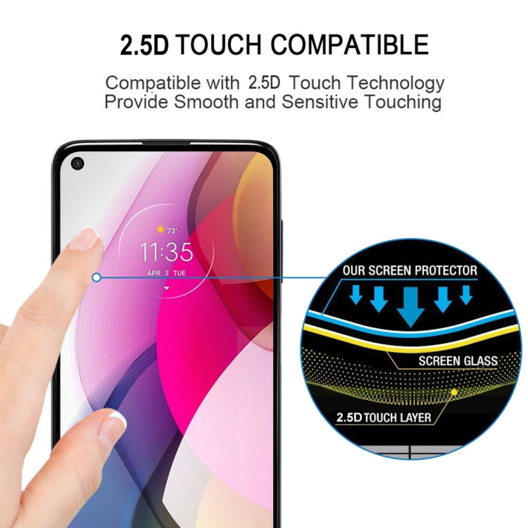 For Motorola Moto G Stylus (2021) 25 PCS Full Glue Full Screen Tempered Glass Film