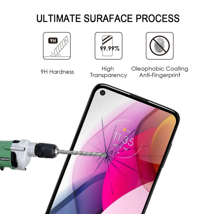For Motorola Moto G Stylus (2021) 25 PCS Full Glue Full Screen Tempered Glass Film