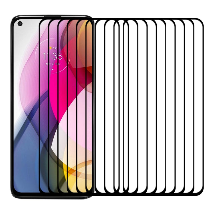 For Motorola Moto G Stylus (2021) 25 PCS Full Glue Full Screen Tempered Glass Film