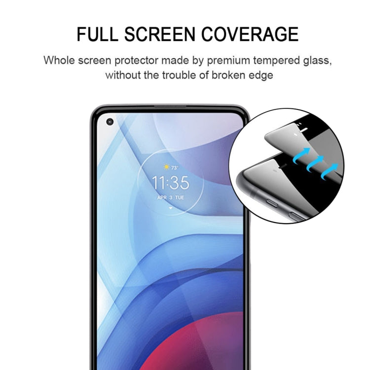 For Motorola Moto G Power (2021) 25 PCS Full Glue Full Screen Tempered Glass Film
