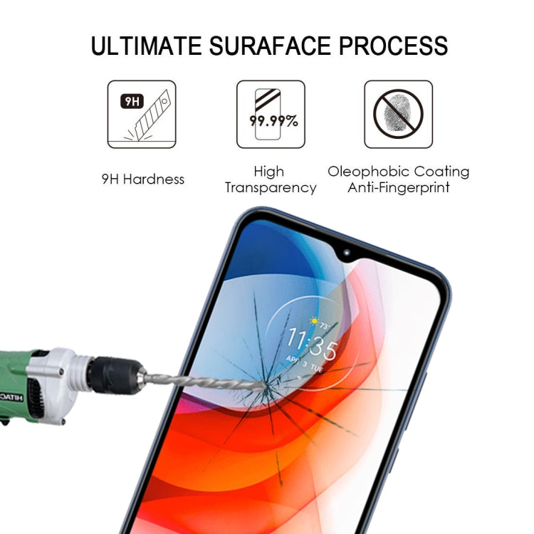 For Motorola Moto G Play (2021) 25 PCS Full Glue Full Screen Tempered Glass Film