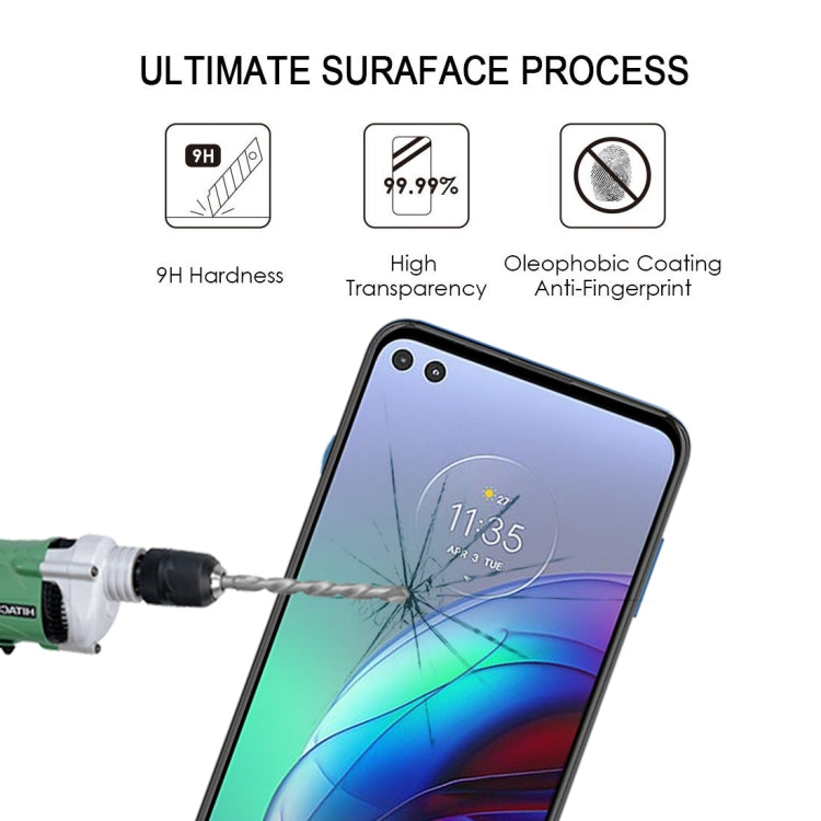 For Motorola Moto G100 25 PCS Full Glue Full Screen Tempered Glass Film