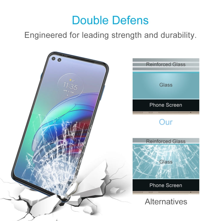 For Motorola Moto G100 50 PCS 0.26mm 9H 2.5D Tempered Glass Film