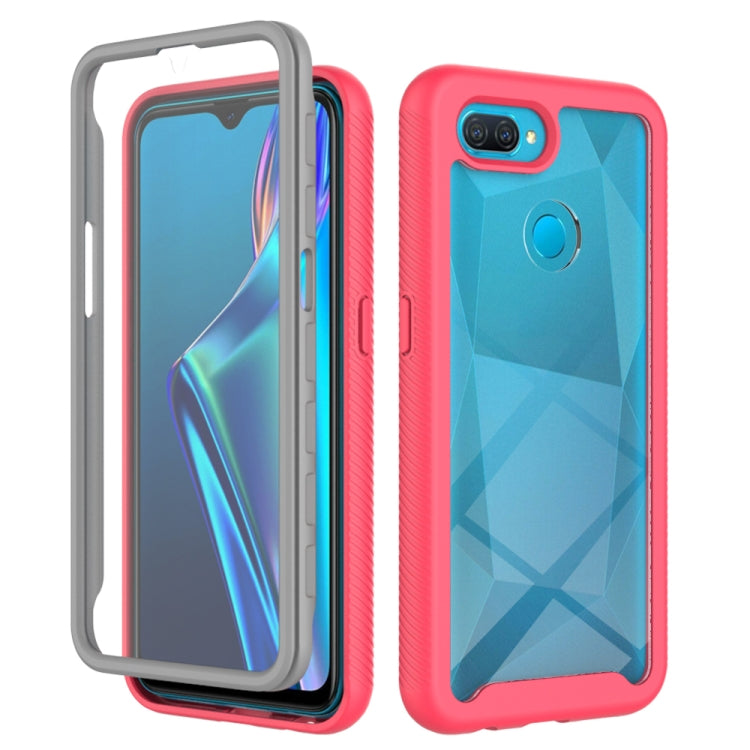 For OPPO A12 Starry Sky Solid Color Series Shockproof PC + TPU Protective Case