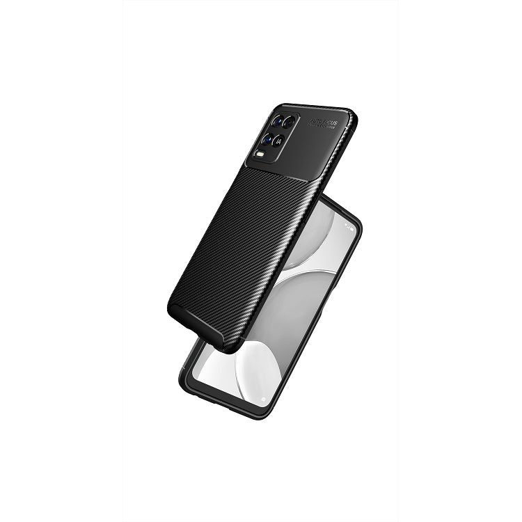 For OPPO A54 Carbon Fiber Texture Shockproof TPU Case