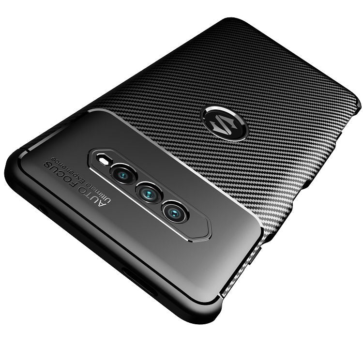For Xiaomi Black Shark 4 Carbon Fiber Texture Shockproof TPU Case