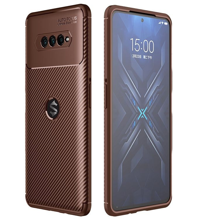 For Xiaomi Black Shark 4 Carbon Fiber Texture Shockproof TPU Case