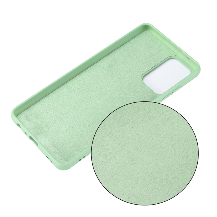 For Samsung A72 5G / 4G Pure Color Liquid Silicone Shockproof Full Coverage Case