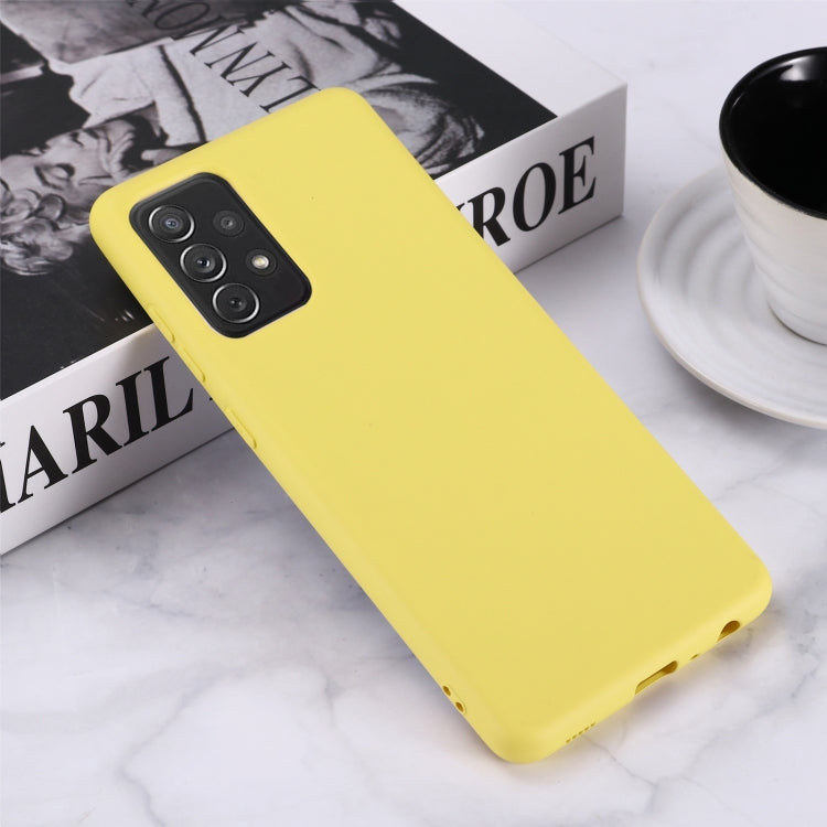 For Samsung A72 5G / 4G Pure Color Liquid Silicone Shockproof Full Coverage Case