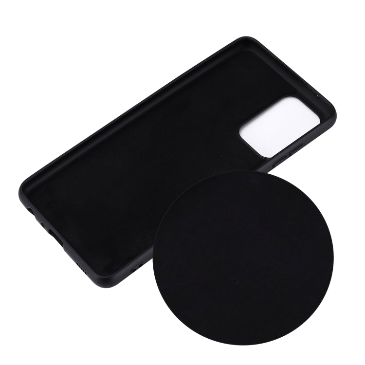 For Samsung A72 5G / 4G Pure Color Liquid Silicone Shockproof Full Coverage Case