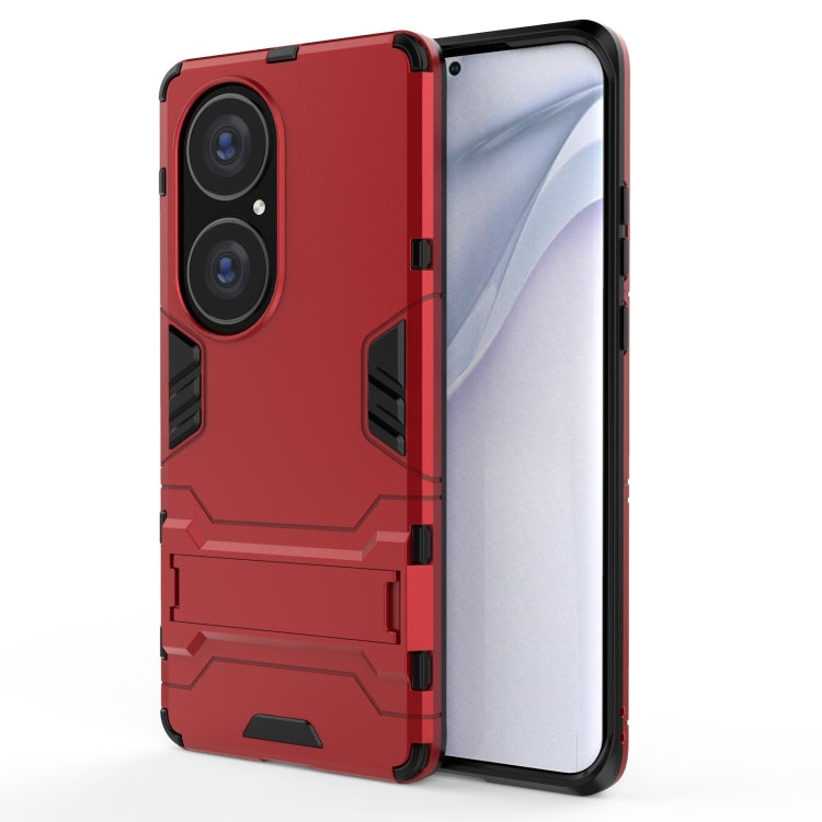 For Huawei P50 Pro PC + TPU Shockproof Protective Case with Holder