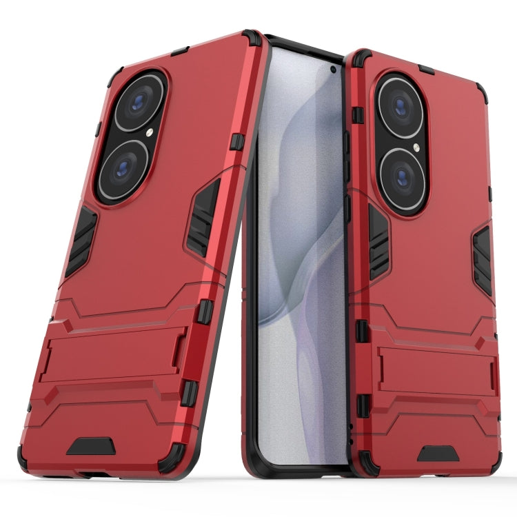 For Huawei P50 Pro PC + TPU Shockproof Protective Case with Holder