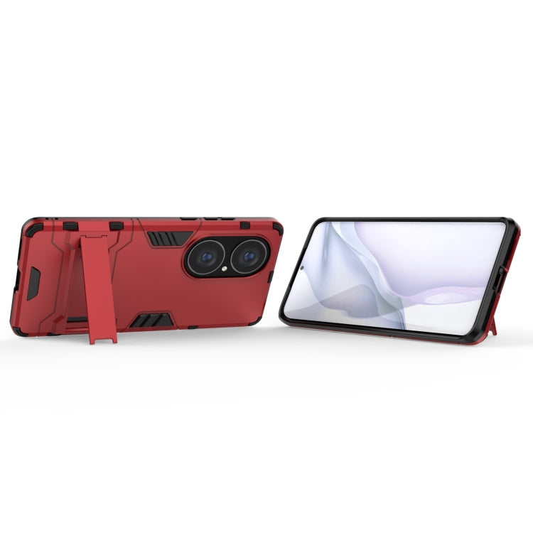 For Huawei P50 Pro PC + TPU Shockproof Protective Case with Holder