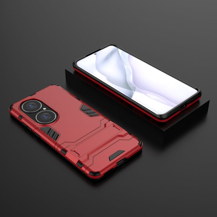 For Huawei P50 Pro PC + TPU Shockproof Protective Case with Holder