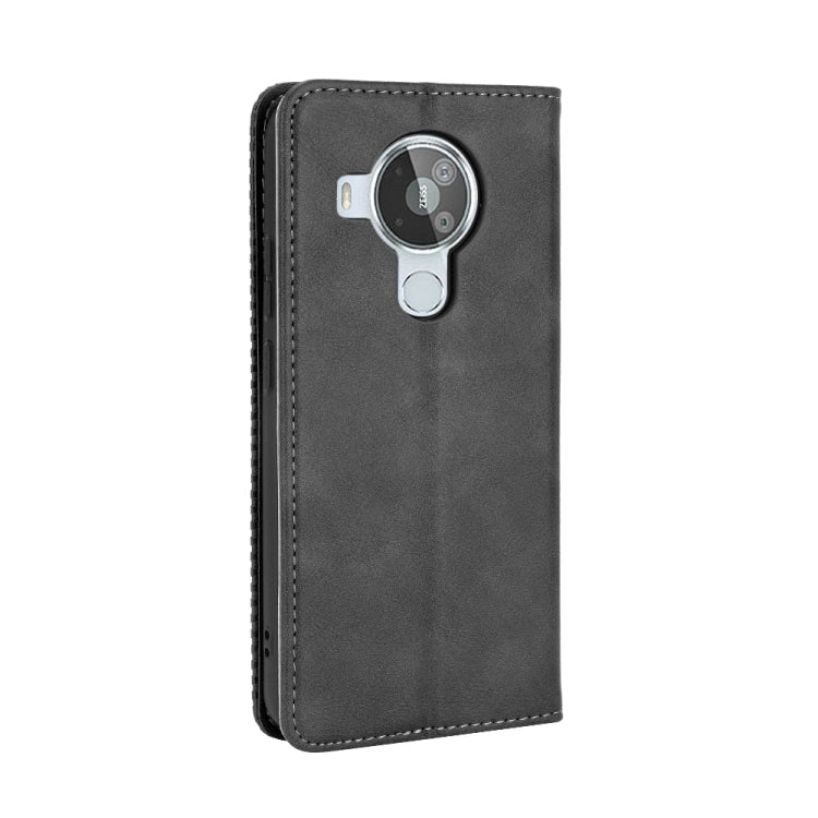 For Nokia 7.3 Magnetic Buckle Retro Crazy Horse Texture Horizontal Flip Leather Case with Holder & Card Slots & Photo Frame